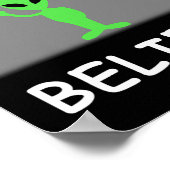 Alien Shirt - I Believe New Cool Ufo  Poster (Hoek)