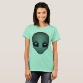 Alien Shirt Women's Alien Costume Shirten Cute ET (Voorkant volledig)