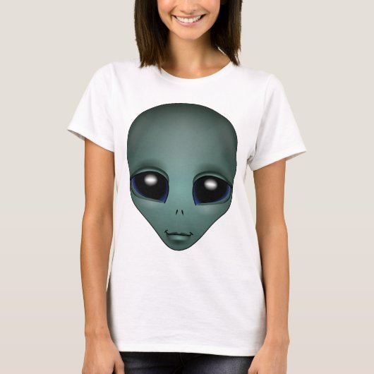 Alien Shirt Women's Alien T-Shirt Cute ET Top (Voorkant)