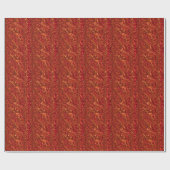 Alien-Sinaasappel (Bubbling Lava) Cadeaupapier (Vlak)