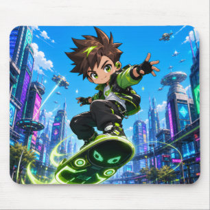 Alien Skateboard Gaming Muismat