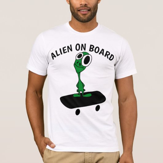 ALIEN SKATEBOARDING T-Shirts (Voorkant)
