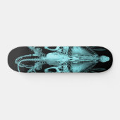 Alien skelet van een wezen skateboard (Horizontaal)