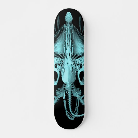 Alien skelet van een wezen skateboard (Voorkant)