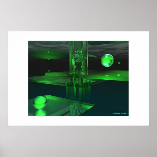 Alien Skeleton Poster (Voorkant)