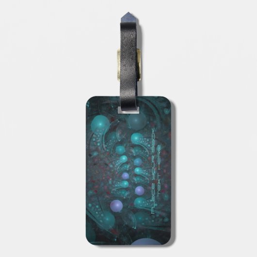 Alien Skin 001 Bagagelabel (Achterkant verticaal)