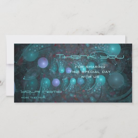 Alien Skin 001 Bedankkaart (Voorkant)