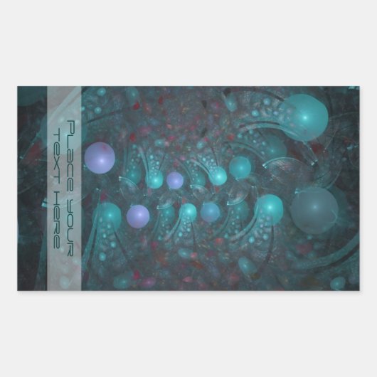 Alien Skin 001 Rechthoekige Sticker (Voorkant)