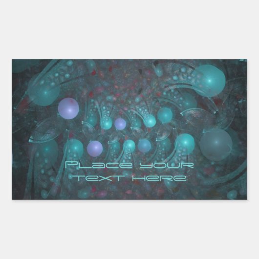 Alien Skin 001 Rechthoekige Sticker (Voorkant)