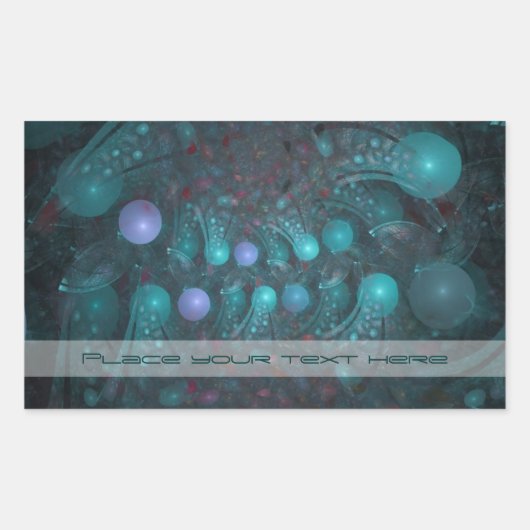 Alien Skin 001 Rechthoekige Sticker (Voorkant)