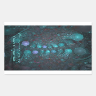 Alien Skin 001 Rechthoekige Sticker