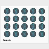 Alien Skin 001 Ronde Sticker (Vel)