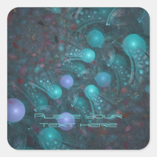 Alien Skin 001 Vierkante Sticker