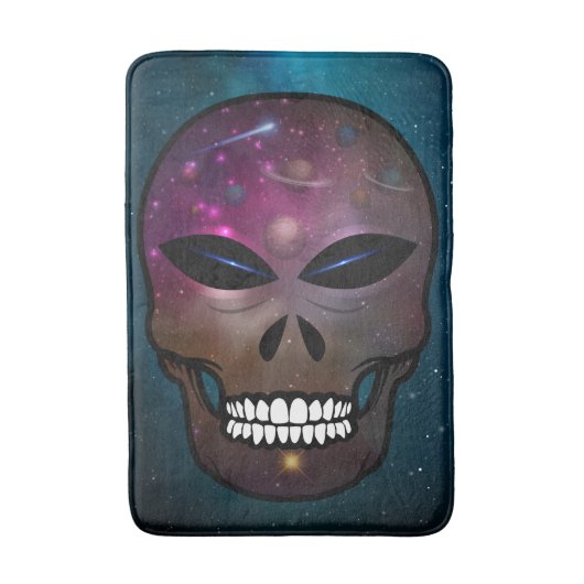 Alien Skull Creature Bathroom Bath Mat (Voorkant Verticaal)