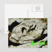 Alien Skull in Nation Briefkaart (Voorkant / Achterkant)