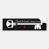 alien skull key bumpersticker (Voorkant)