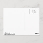 Alien Skull-röntgenfoto Briefkaart (Achterkant)