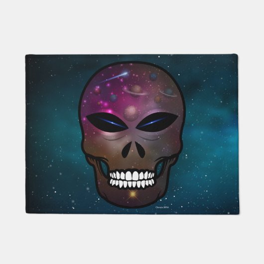 Alien Skull Welcome Mat (Voorkant)