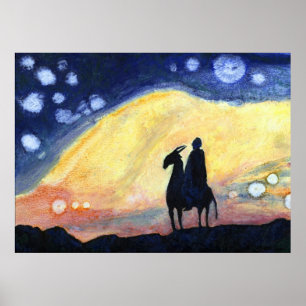 Alien Sky afdrukken Poster