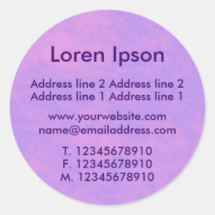 Alien Sky Business / Profiel Ronde Sticker