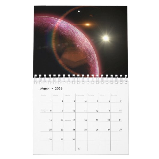 Alien Sky-kalender Kalender (Mar 2026)