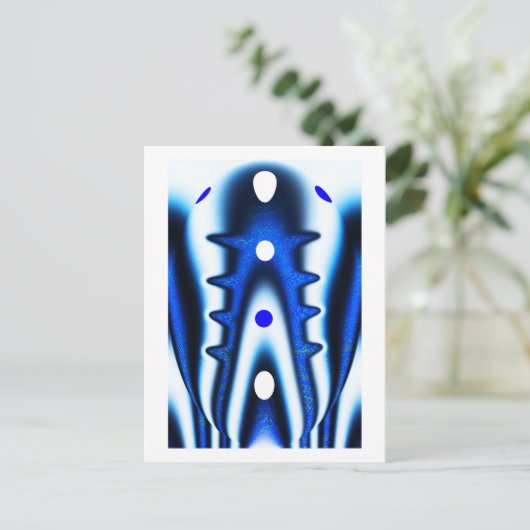 Alien-sleutelkunst Briefkaart (Staand voorkant)