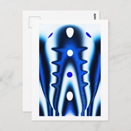 Alien-sleutelkunst Briefkaart (Voorkant / Achterkant)