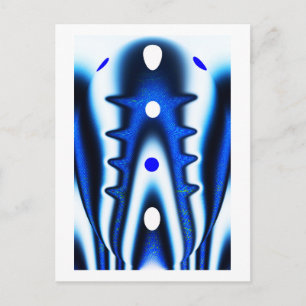 Alien-sleutelkunst Briefkaart