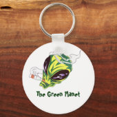 Alien Smoking Sleutelhanger (Voorkant)