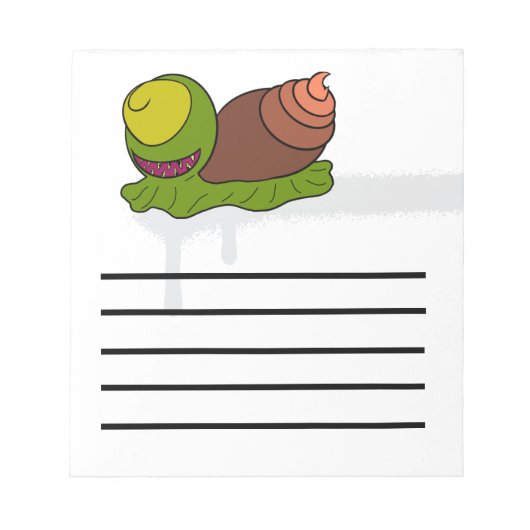 Alien snail notitieblok (Voorkant)