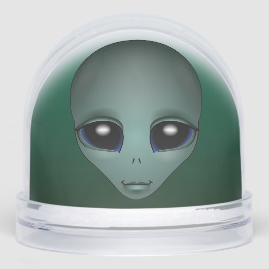 Alien Snow Globes Custom Cute Alien Snow Globes Sneeuwbol (Voorkant)