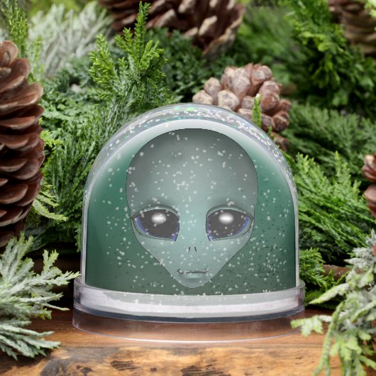 Alien Snow Globes Custom Cute Alien Snow Globes Sneeuwbol (Winter)