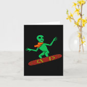 Alien Snowboarding Hob Kaart (Gele Bloem)