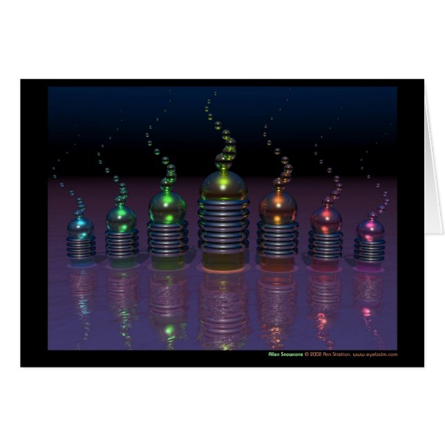 Alien Snowcone (Voorkant Horizontaal)