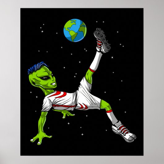 Alien Soccer Poster (Voorkant)
