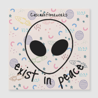 Alien space branded Magnetische Kaart