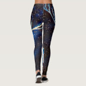 Alien Space Deer Yoga Leggings (Achterkant)