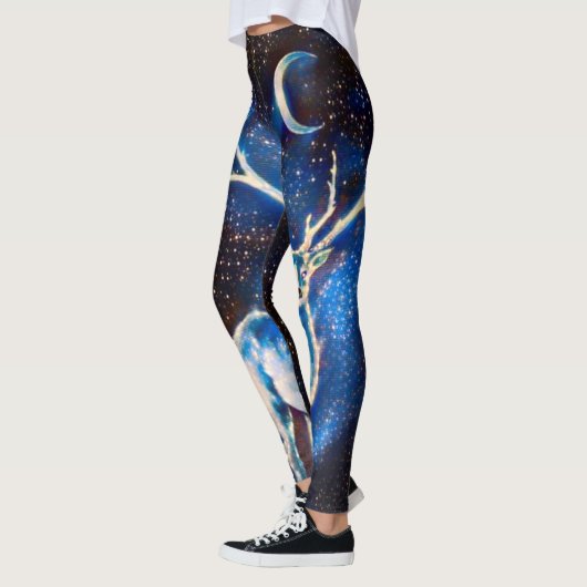 Alien Space Deer Yoga Leggings (Links)