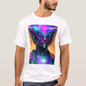Alien Space Futuristic Beauful Color T-Shirt (Voorkant)