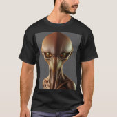 Alien Space Futuristic Beauful Color T-Shirt (Voorkant)