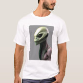 Alien Space Futuristic Beauful Color T-Shirt (Voorkant)