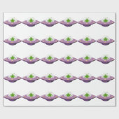 Alien Space Ship Kinder Cadeaupapier (Vlak)