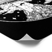 Alien Space Tattoo - UFO 51 gebied Roswell Believe Poster (Hoek)