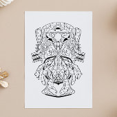 Alien: Space Turtle Warrior Kleurplaat voor Kinder Poster