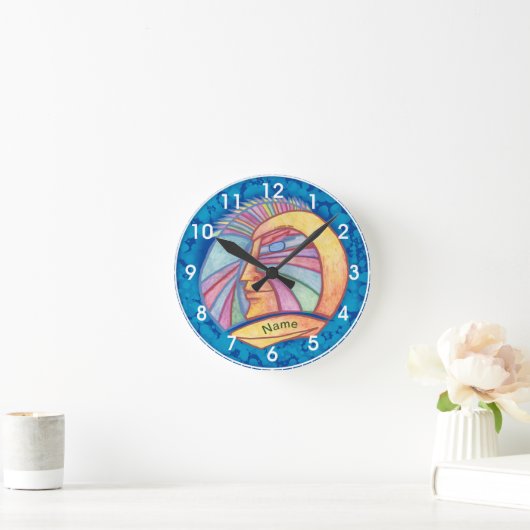 Alien Spaceman Clock Ronde Klok (Huis)