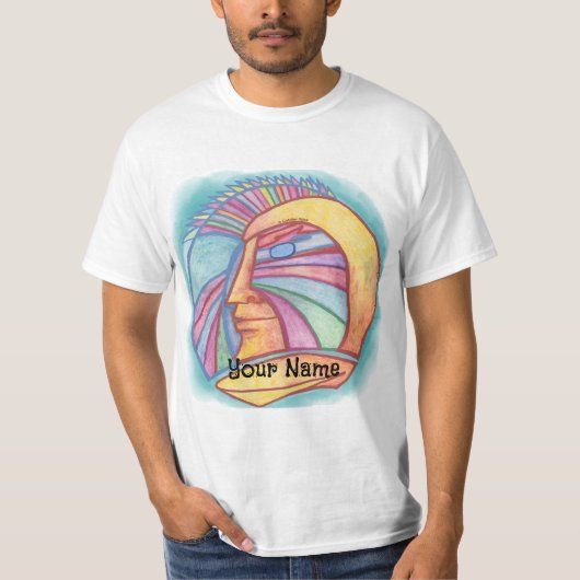 Alien Spaceman T-shirt (Voorkant)