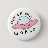 Alien Spaceship Button (Voorkant)