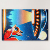Alien Spaceship Legpuzzel (Horizontaal)