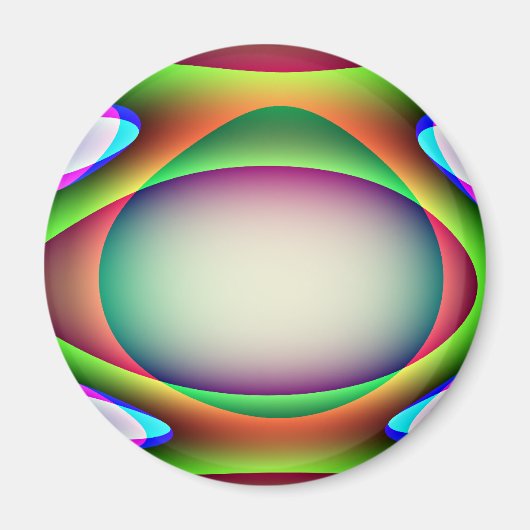 Alien Spaceship Magnet (Voorkant)