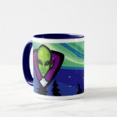 Alien Spaceship Mok 1 (Voorkant links)